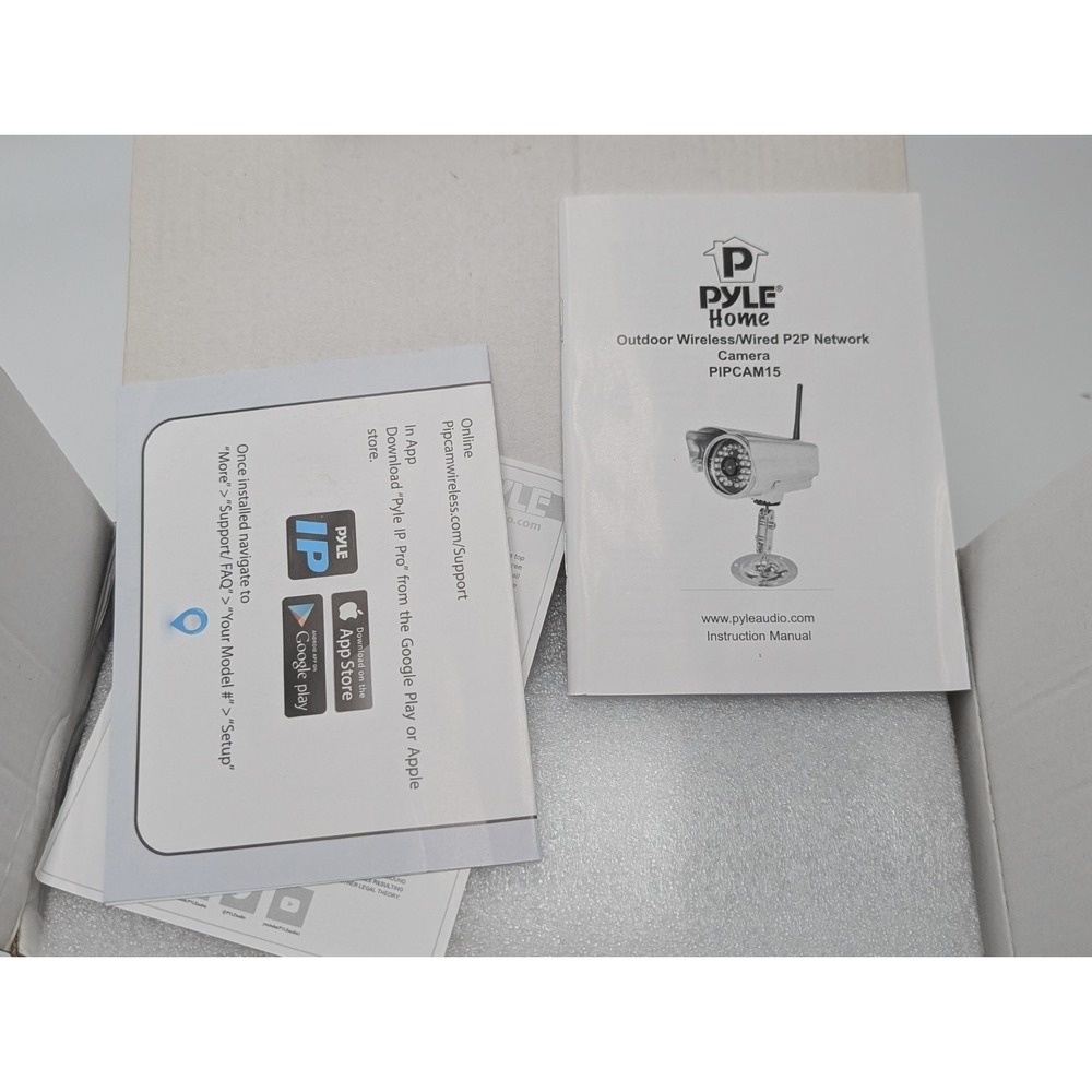 PYLE WIRELESS/WIRED P2P NETWORK PIPCAM15 NEW Open Box - Picture 3 of 9